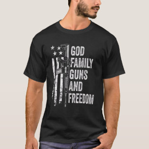 Guns & Freedom Pro Gun Usa 4. Juli T-Shirt