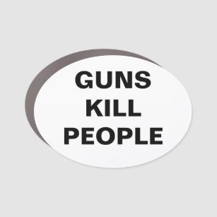 GUNS KILL PEOPLE Pro Gun Kontrolle Auto Magnet