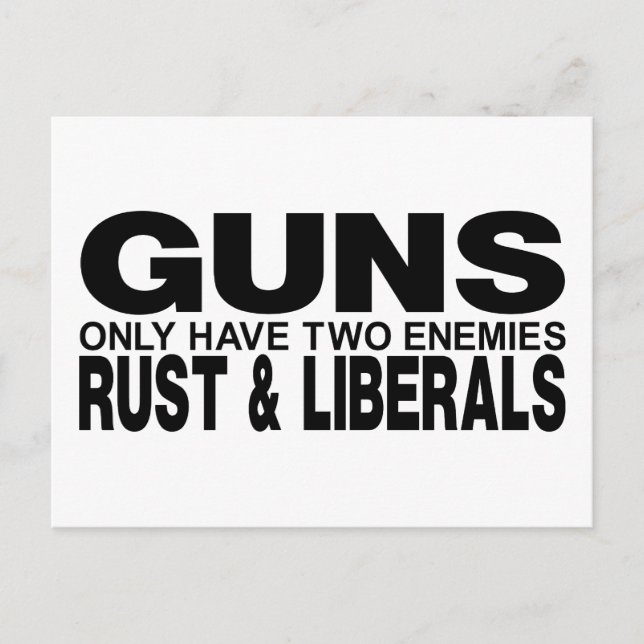 GUNS POSTKARTE (Vorderseite)