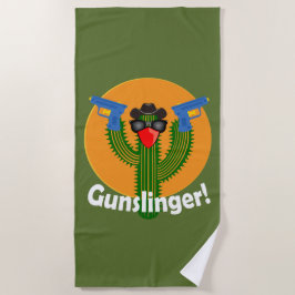 Gunsliger Cactus Design - Serviette de plage