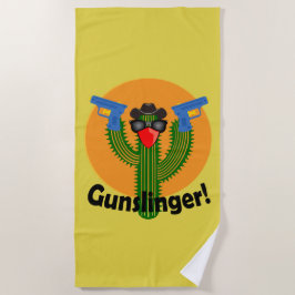 Gunslinger Cactus Design - Serviette de plage