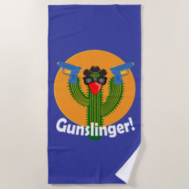 Gunslinger Cactus Design - Serviette de plage