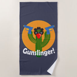 Gunslinger Cactus Design - Serviette de plage