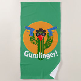 Gunslinger Cactus Design - Serviette de plage