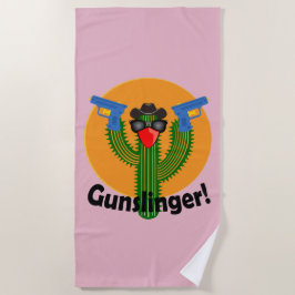 Gunslinger Cactus Design - Strandtuch