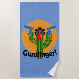 Gunslinger Cactus Design - Strandtuch