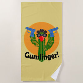 Gunslinger Cactus Design - Strandtuch