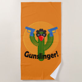 Gunslinger Cactus Design - Strandtuch