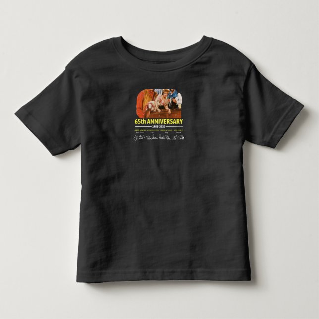 Gunsmoke 65th Anniversary 19552020 Signature Kleinkind T-shirt (Vorderseite)