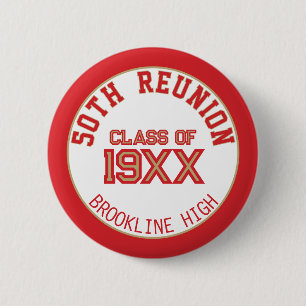 GÜNSTIG! Lustiger Button zum 50. Klassentreffen