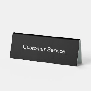Günstige Beschilderung für den Kundenservice Tischaufsteller
