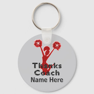 Günstige Geschenke für Cheer Coach PERSONALISIERT Schlüsselanhänger