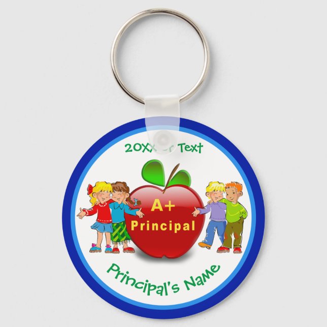 Günstige Personalisierte Geschenke für Hauptmann,  Schlüsselanhänger (Vorderseite)