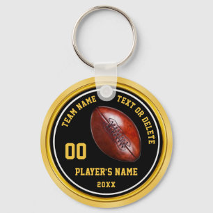 Günstige schwarze Gold-Fußball-Geschenke Favors Fu Schlüsselanhänger