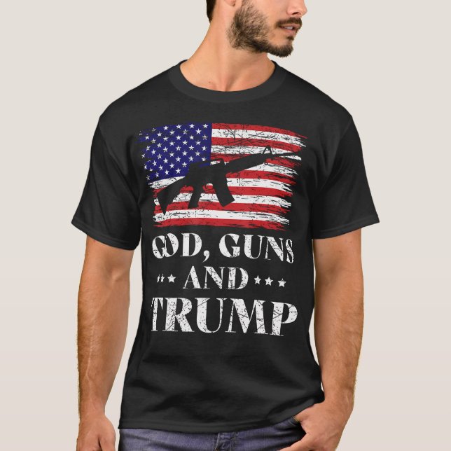 Günstlinge und Trump-Shirt Donald Trump für Präsid T-Shirt (Vorderseite)