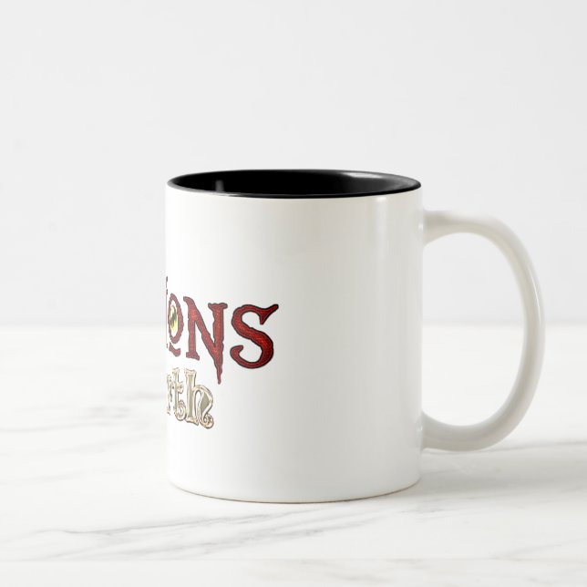 Günstlings-Tasse Zweifarbige Tasse (Rechts)