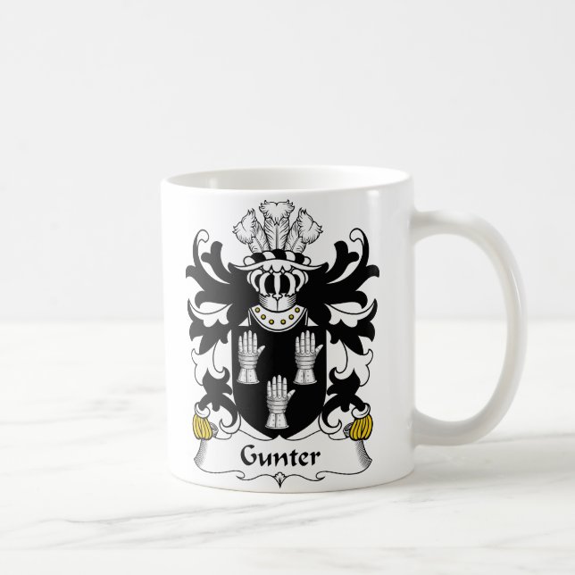 Gunter-Familienwappen Kaffeetasse (Rechts)