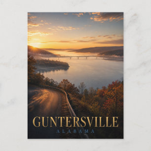 Guntersville Alabama Lake Guntersville REALMS Postkarte