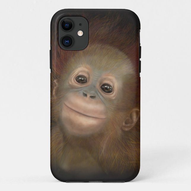 Gunung Baby-Orang-Utan Case-Mate iPhone Hülle (Rückseite)