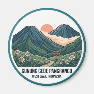 Gunung Gede Pangrango Nationalpark Indonesien Magnet