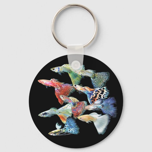 Guppies Schlüsselanhänger (Vorderseite)