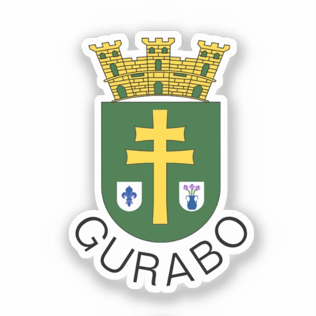 Gurabo Wappen, Puerto Rico Aufkleber (Vorderseite)