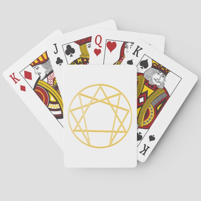 Gurdjieffs Anneagram Spielkarten (Rückseite)