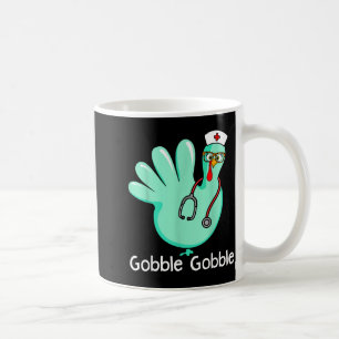 Gurgel Gurgel Lustiger Truthahn Handschuh Thanksgi Kaffeetasse