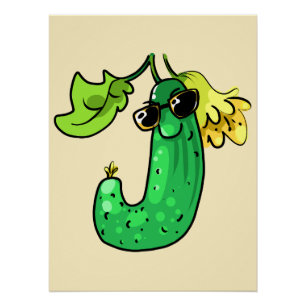 Gurke cucumber poster