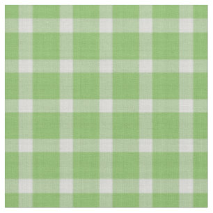 Gurke Grün und weiß kariert Gingham-Karo Stoff