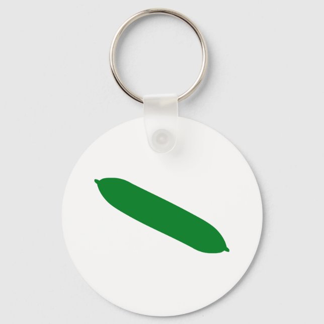 Gurke Schlüsselanhänger (Vorderseite)