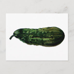 Gurke vintage postkarte