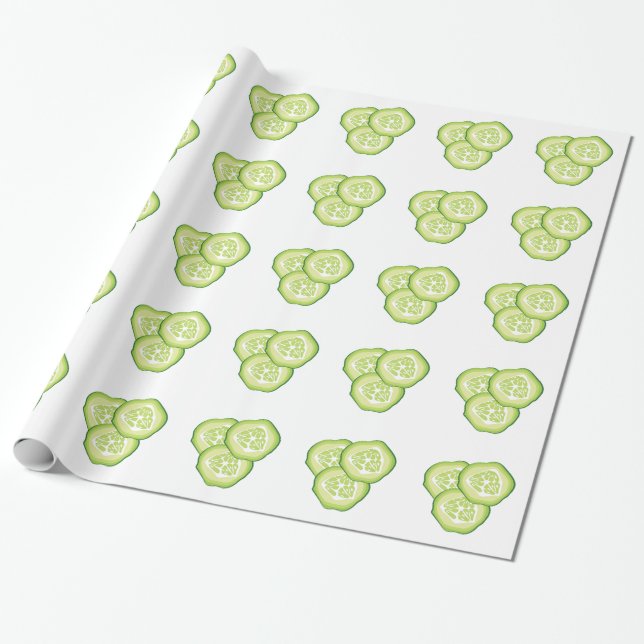 Gurken Geschenkpapier (Ungerollt)