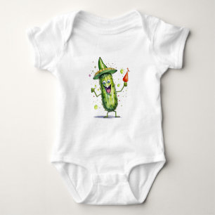 Gurken mit Birthday Hats Baby Strampler