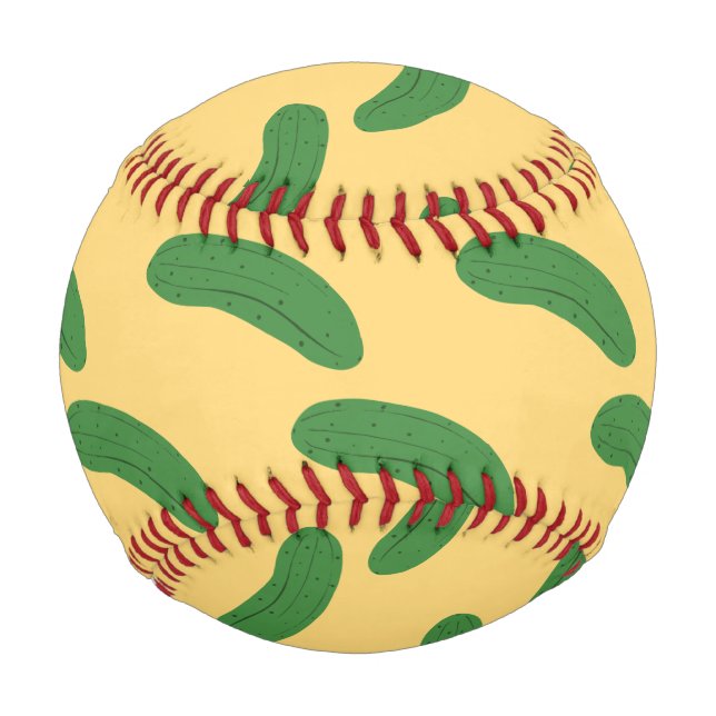 Gurken Pickles Gemüse Lover Food Spaß Baseball (Vorderseite)