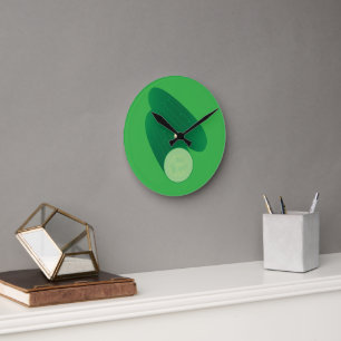 Gurken Runde Wanduhr