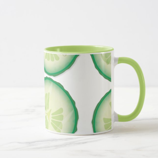 Gurken Scheibe Tasse (Rechts)
