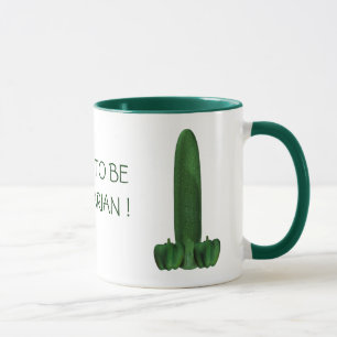 Gurken und Paprikaschoten Tasse