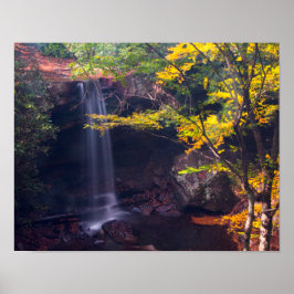 Gurkenfälle, Ohiopyle Staat Park, Pennsylvania Poster