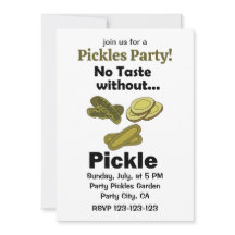 Gurkenpickles haben keinen Geschmack ohne Pickle-P