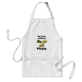 Gurkenpickles haben ohne Pickle-Chef keinen Geschm Schürze