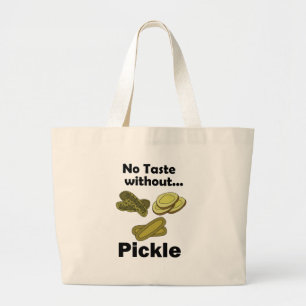 Gurkenpickles ohne Pickles kein Geschmack Jumbo Stoffbeutel