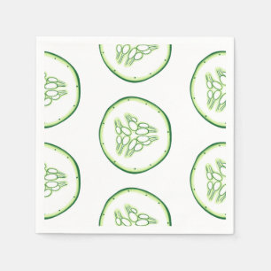 Gurkenschnitt Serviette