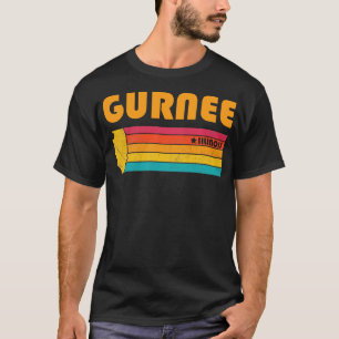 Gurnee Illinois Vintag Distressed Souvenir T-Shirt