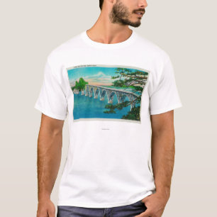 Gurren-Bucht-Brücke in der Nordbiegung, Oregon T-Shirt