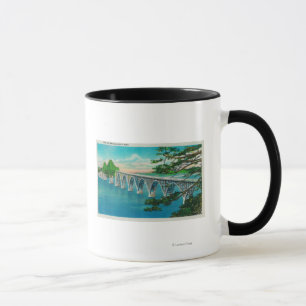Gurren-Bucht-Brücke in der Nordbiegung, Oregon Tasse