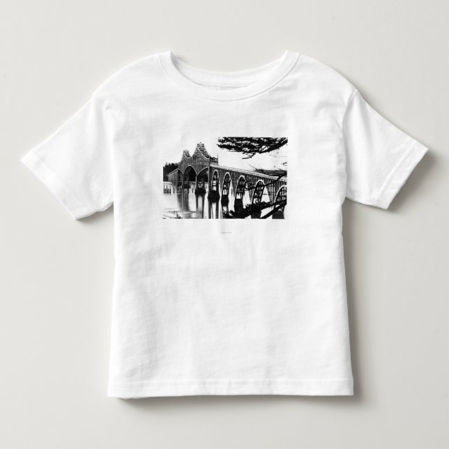 Gurren-Bucht-Brücke PhotographNorth Biegung ODER Kleinkind T-shirt (Vorderseite)