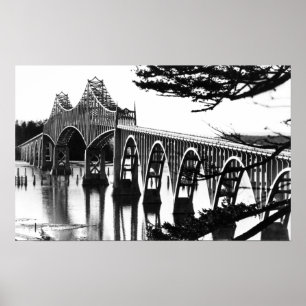 Gurren-Bucht-Brücke PhotographNorth Biegung ODER Poster