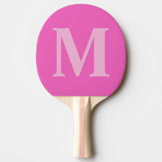 gürtelige Monogramm ombre staubige Rose Rosa Tischtennis Schläger