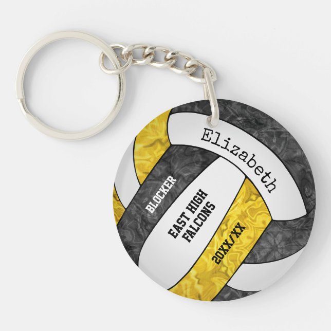 Gürtelmäulensport-Volleyball Schlüsselanhänger (Vorderseite)